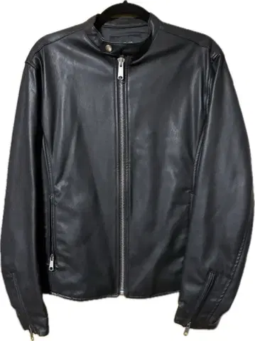 LIT UP 블랙 싱글 라이더 자켓 M 사이즈