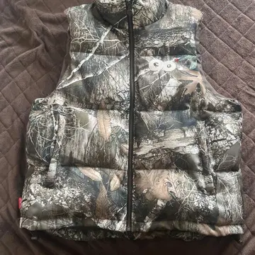 9090 카모 패턴 다운 베스트