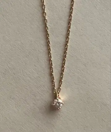 ete K10 골드 목걸이 다이아몬드