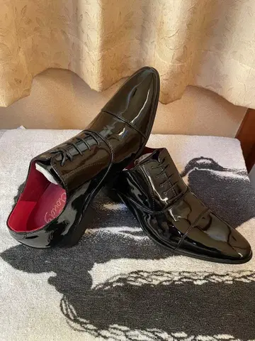 새상품 천연 가죽 남성용 스트레이트 팁