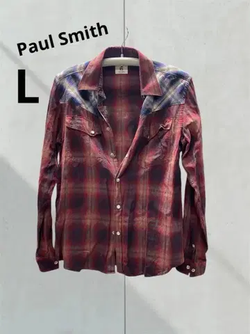 폴스미스 Paul Smith 체크 셔츠 셔츠 L
