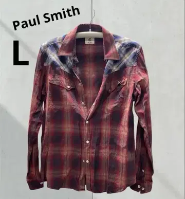 폴스미스 Paul Smith 체크 셔츠 셔츠 L