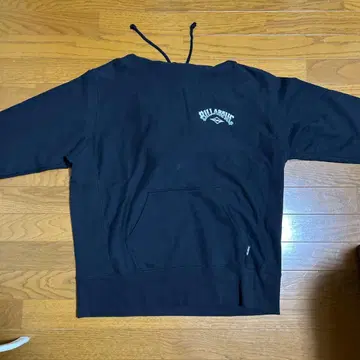 BILLABONG 블랙 후드 부착 후드티 M