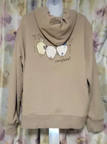 치이카와(먼작귀) 지퍼 후드티 L 사이즈 TOUBATSU 그레이지