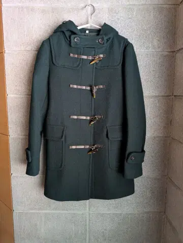 [ 새상품급 ] 무인양품 다크 그린 더플 코트 S 사이즈
