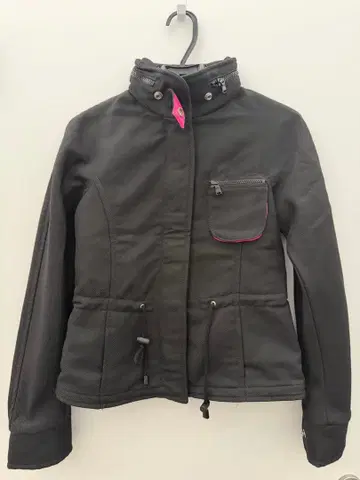 AJ (ARMANI JEANS) 미니 블랙 자켓 스탠드 카라