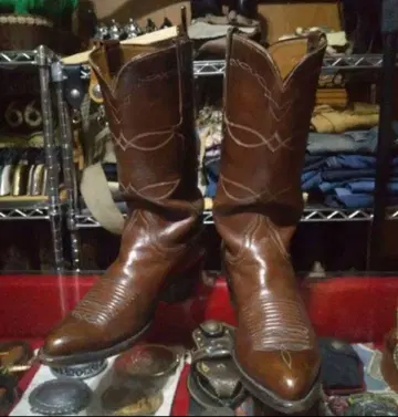 단종 루케이시 클래식 시리즈 고급 웨스턴 부츠 오일 카프 레더