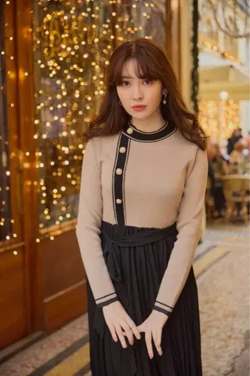 Her lip to Saint Honore Long Dress