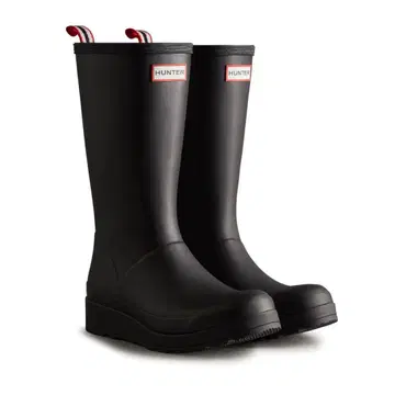새상품 23cm 헌터 오리지널 플레이 톨 부츠 블랙