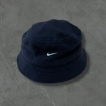 00s NIKE 버킷 햇 울 혼방 네이비