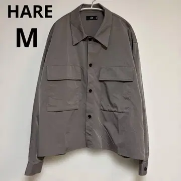 HARE 새상품급 하레 샤인 셔츠 블루종 M 셔츠
