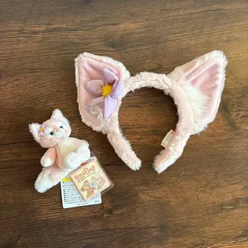 디즈니 리나벨 봉제 인형 머리띠 키링