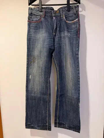 MEN'S BIGI 데님 팬츠 [ L ] 자수 있음