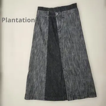 플랜테이션 데님 스커트 M
