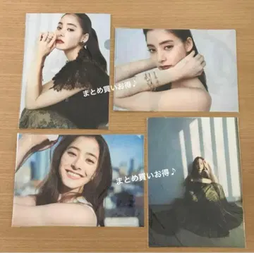 신키 유코 클리어 파일 2장 세트 새상품 개봉 좋은 일 나쁜 일 2