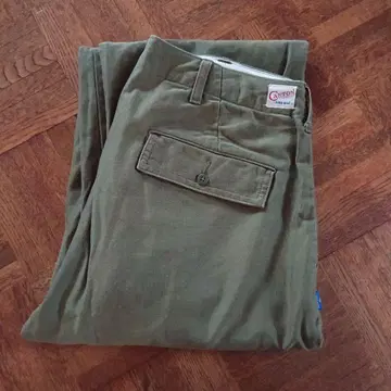 CANTON x nico and - 베이커 팬츠 올리브 컬러 밀리터리