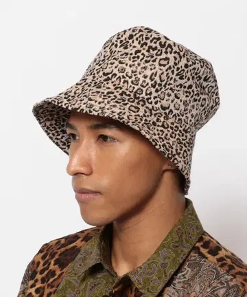 엔지니어드 가먼츠 버킷햇 레오파드 자카드