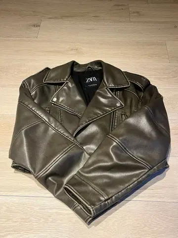 ZARA 다크 브라운 라이더 자켓