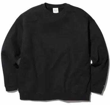 스노우피크 리사이클 코튼 크루넥 맨투맨 M 블랙