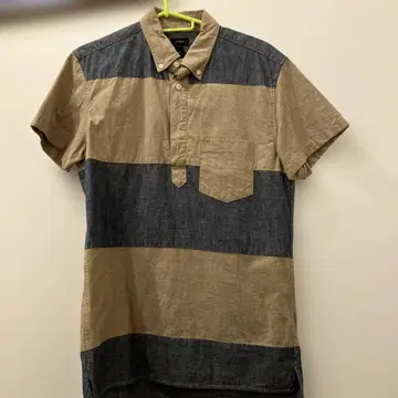 J.CREW 스트라이프 반팔 셔츠 S