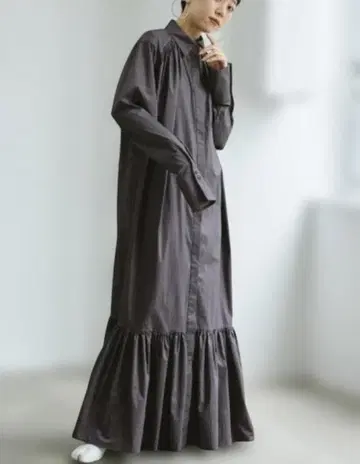 TODAYFUL 샹브레이 셔츠 드레스 롱 원피스