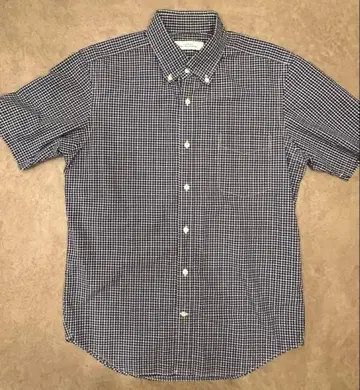 그린 레이블 릴랙싱 반팔 셔츠 네이비