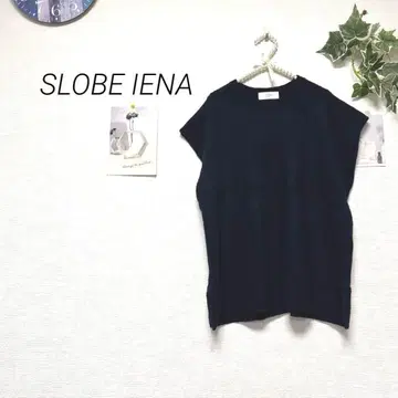 10204-2 슬로브 이에나 SLOBE IENA 니트 베스트 울 혼방