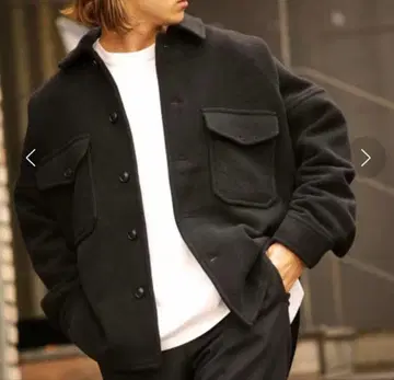 프릭스스토어 빅 실루엣 모사 CPO 셔츠 자켓 L 블랙