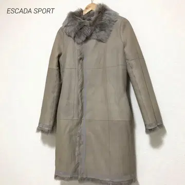 ESCADA SPORT 리버서블 무스탕 코트 램 가죽