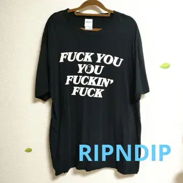 RIPNDIP 블랙 T셔츠 L 사이즈