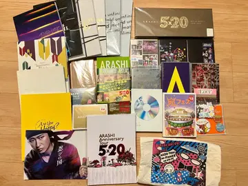 ARASHI DVD 세트와 토트백 팜플렛