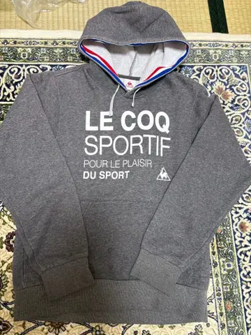LE COQ SPORTIF 그레이 후드티 M