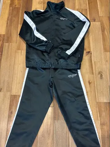 applebum 새틴 저리 트랙 자켓