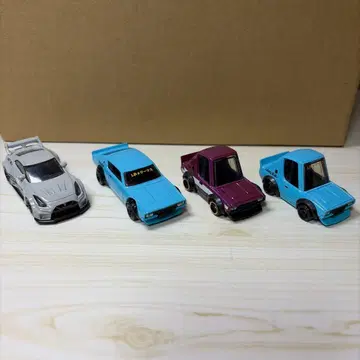 리버티 워크 핫휠 미니카 4대 세트