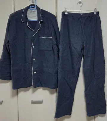 무인양품 다크 블루 파자마 S-M 신사