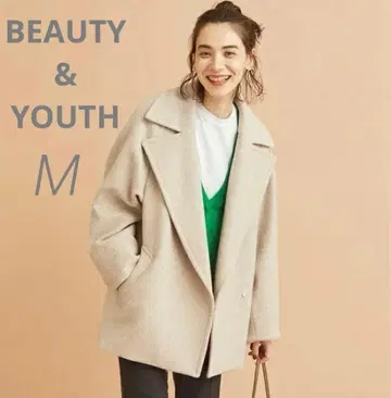BEAUTY&YOUTH MANTECO 멜톤 멜란지 미들 기장 코트 울