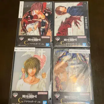 데스노트 제일복권 C상 아크릴 보드 전 4종 컴플리트 세트