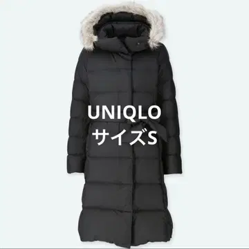 유니클로 UNIQLO 라이트웨이트 다운 후디드 코트 다운 자켓 S