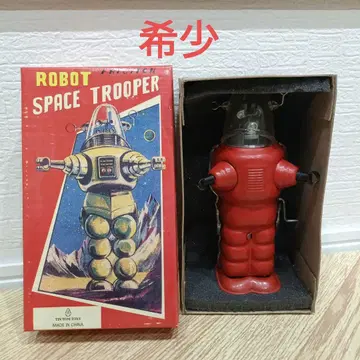 레어 양철 로봇 스페이스 트루퍼 당시 물건