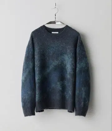 WYM MOHAIR BLEND JACQUARD SHAGGY KNIT