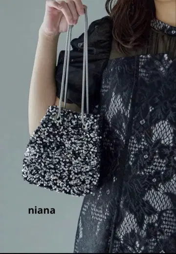 niana 2way 스팽글 숄더백