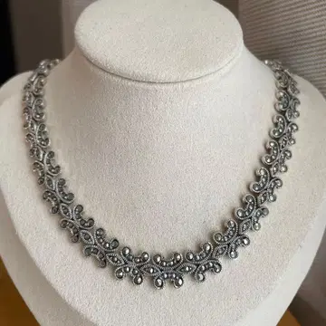 맬러카이트 925 실버 빈티지 목걸이