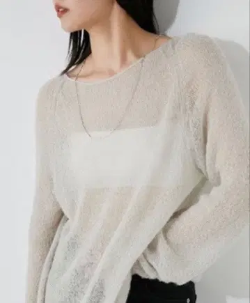 GALLARDAGALANTE 모헤어 시어 니트