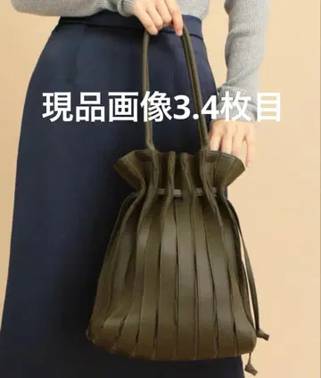 인조 가죽 콤비 패널 토트백