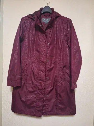 Eddie Bauer 발수 후드 부착 코트 PM 기장 85 정도