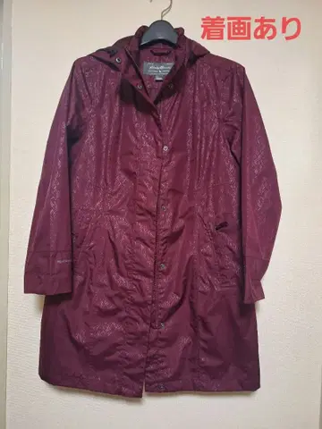 Eddie Bauer 발수 후드 부착 코트 PM 기장 85 정도
