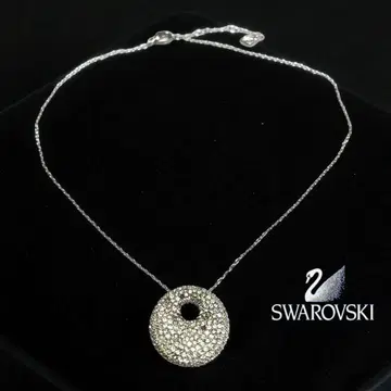 SWAROVSKI / 스와로브스키 미러볼 모티브 목걸이
