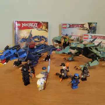 레고 닌자고 미니 피규어 세트 메가 드래곤 썬더 드래곤