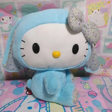 헬로키티 봉제 인형 스카이블루