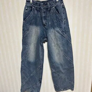 SATIIIZ 도이프 트위스트 데님 팬츠